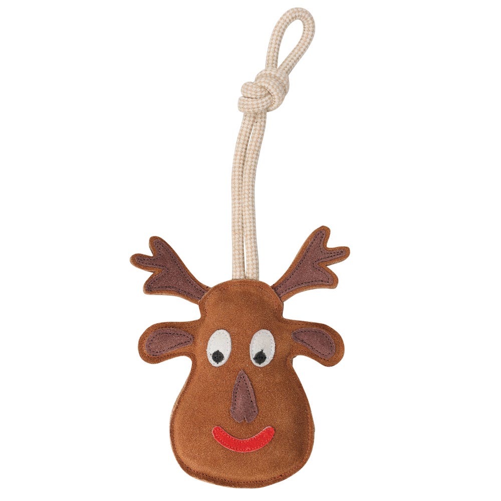 Benji &amp; Flo Christmas Dog Toys - Reindeer image 1